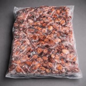 Pulpo picado cocido